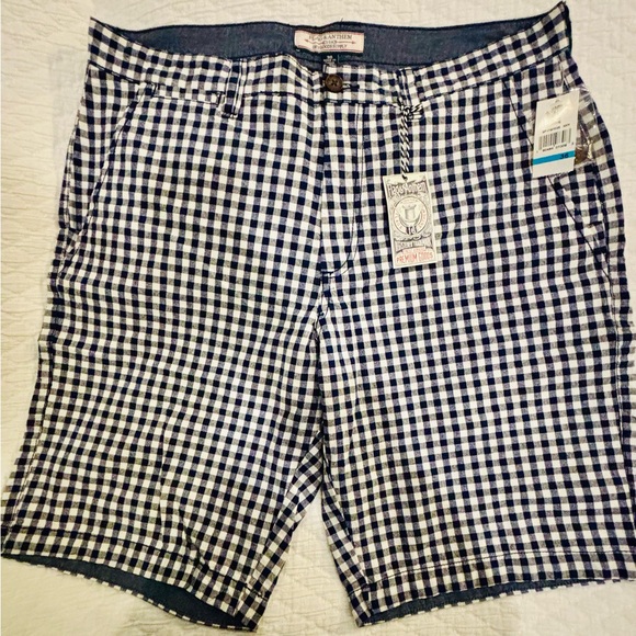 Flag & Anthem Men’s Gingham Shorts (36) - Picture 1 of 3